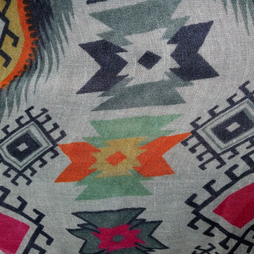 |LOFT| Patterned Scarf - Picture 7 of 7